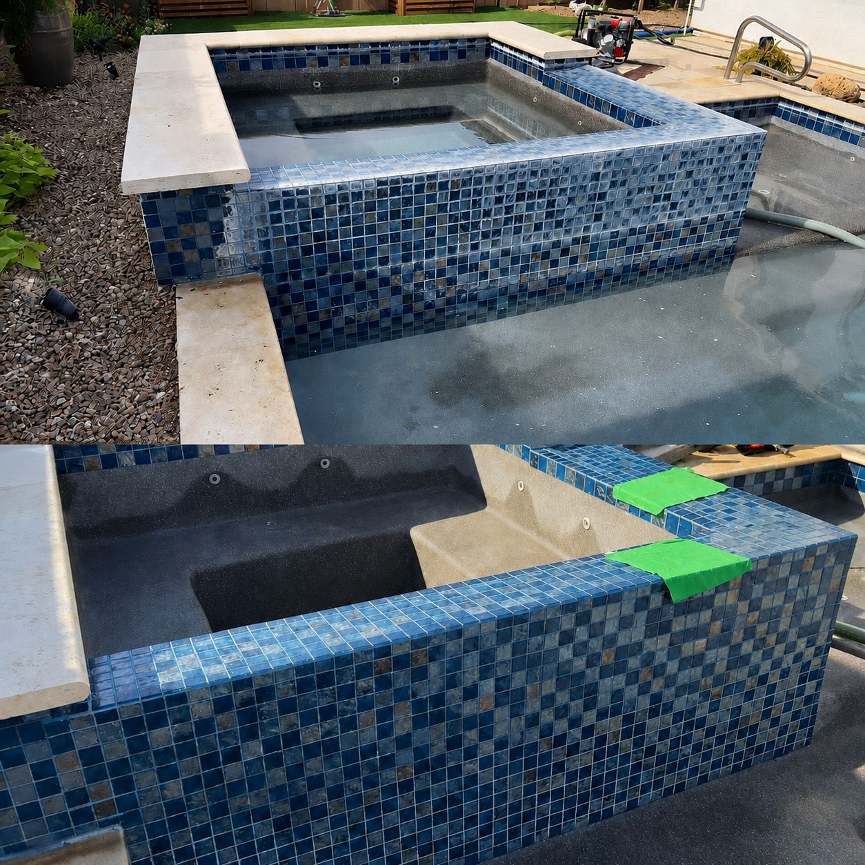 Pool surface restoration photo